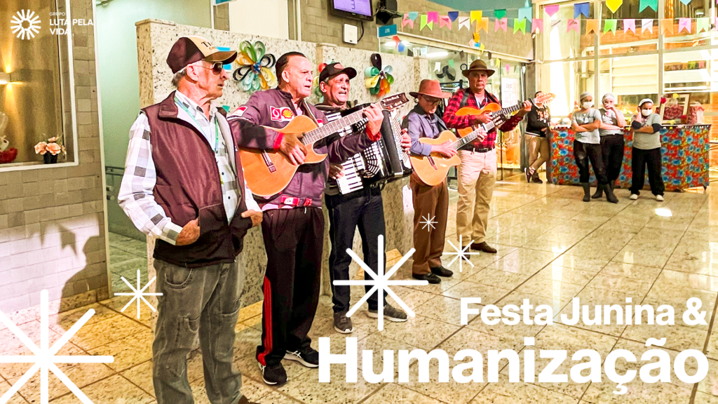 Voluntários organizam festa junina no Hospital do Câncer em Uberlândia.