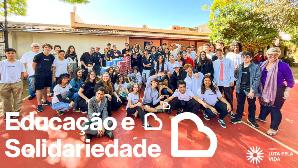 Colégio Nacional de Uberlândia faz a doação de alimentos em prol dos pacientes com câncer assistidos pelo GLPV.