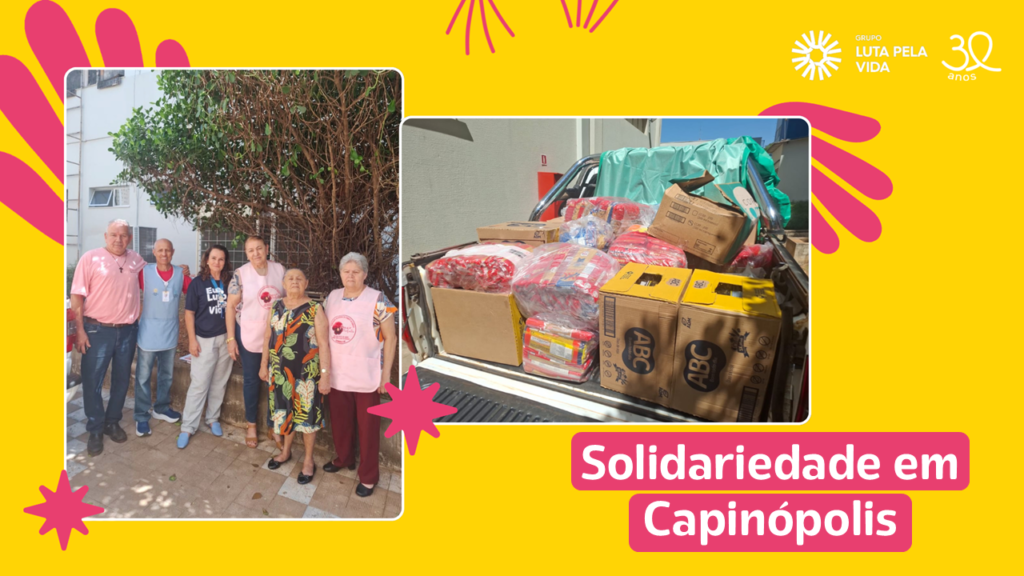 Grupo de voluntários de Capinópolis faz doação em apoio ao Hospital do Câncer em Uberlândia.