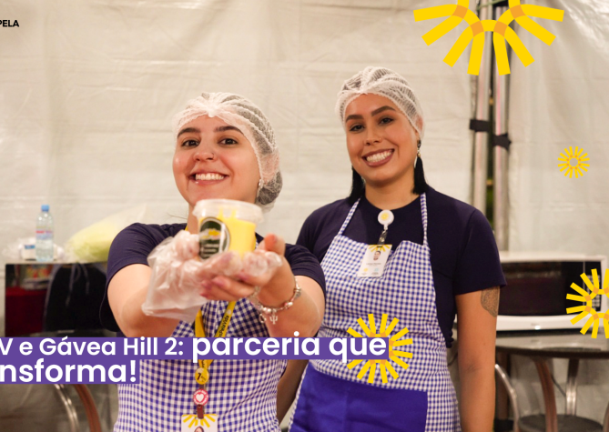 Colaboradores e voluntários prepararam todas as comidas típicas.