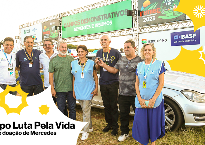 Sindicato dos Trabalhadores das Indústrias de Fiação e Tecelagem de Uberlândia faz doação de automóvel para o Grupo Luta Pela Vida durante a Femec.