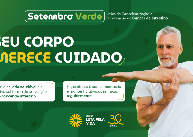 Câncer de intestino merece cuidado, apresentam sinais e tem prevenção.