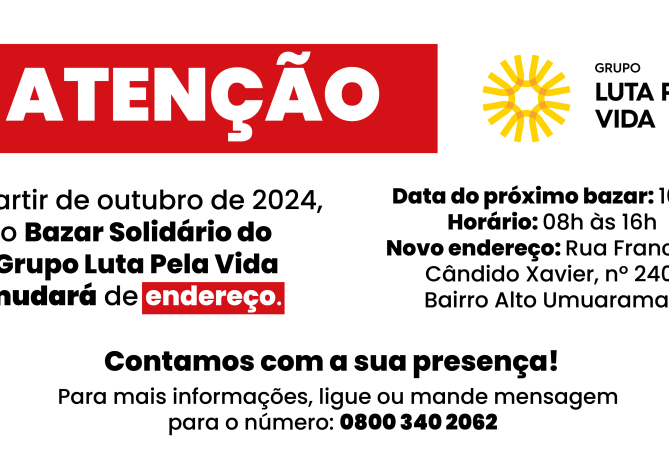 Novos endereço Bazar GLPV