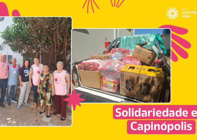 Grupo de voluntários de Capinópolis faz doação em apoio ao Hospital do Câncer em Uberlândia.