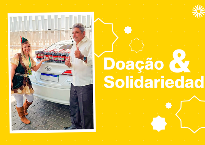 Hospital do Câncer em Uberlândia recebe doação de sucos da Polícia Militar de Araguari