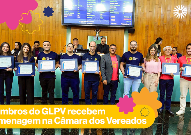 Pesquisadores do NEPON e diretores do GLPV são homenageados na Câmara dos Vereadores