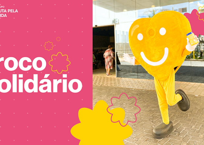 Faça sua doação por meio dos cofrinhos solidários do Grupo Luta Pela Vida!