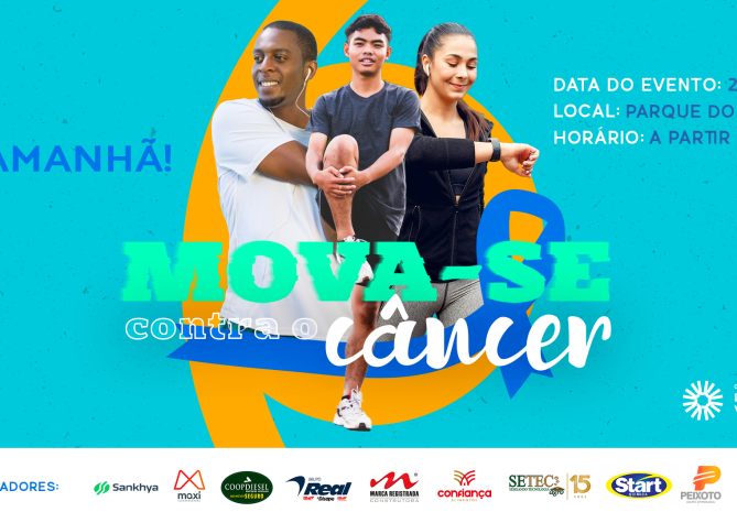 Mova-se Contra o Câncer é amanhã