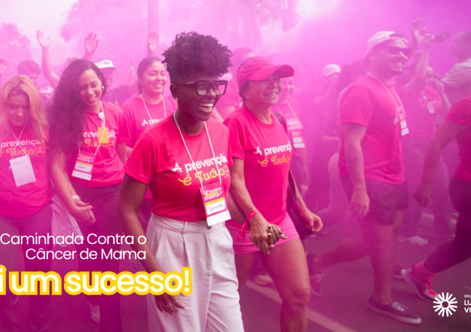 12ª Caminhada Contra o Câncer de Mama do Grupo Luta Pela Vida foi um sucesso!