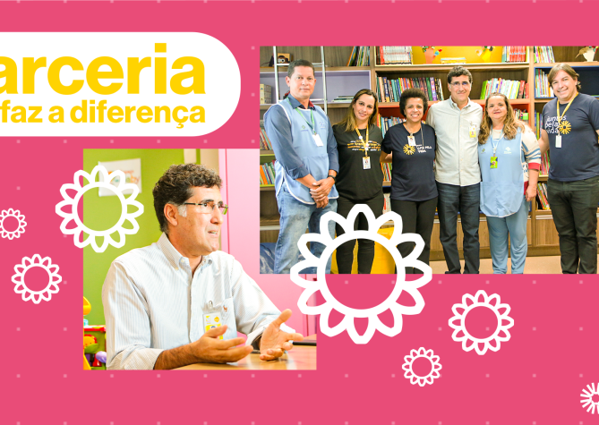 Carlos Magno foi até a Brinquedoteca e conversou com voluntárias e colaboradoras do Grupo Luta Pela Vida.